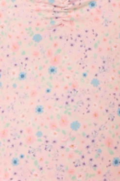 Girls Mirella Ditsy Floral Cap Sleeve Leotard -Dance Shoes Store 15