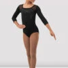 Girls Gemma 3/4 Sleeve Leotard