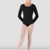 Girls Basic Long Sleeve Leotard -Dance Shoes Store CL5409 BLK 01
