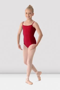 Girls Mirella Princess Seamed Camisole Leotard