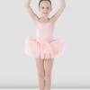 Girls Mirella Lace Up Back Tutu Dress -Dance Shoes Store M222C F pale pink