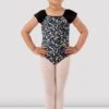 Girls Mirella Ditsy Floral Frill Sleeve Leotard -Dance Shoes Store OcjN Kx8