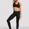 Ladies Hannay Leggings 2 Ladies Hannay Leggings -Dance Shoes Store P1958 BLK FRONT