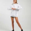 Off-Duty Terry Longline Hoodie -Dance Shoes Store RweIE6W4