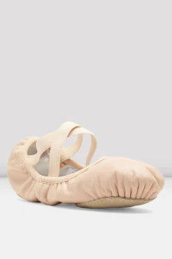 Ladies Odette Leather Ballet Shoes -Dance Shoes Store S0246L PNK 03