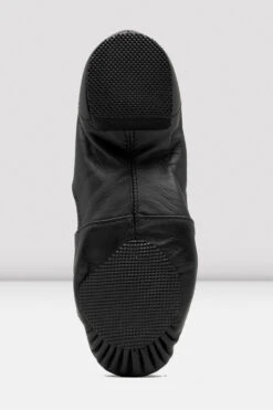 Ladies Leather Elasta Jazz Booties -Dance Shoes Store S0499L BLK 06