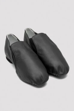 Ladies Leather Elasta Jazz Booties -Dance Shoes Store S0499L BLK 07